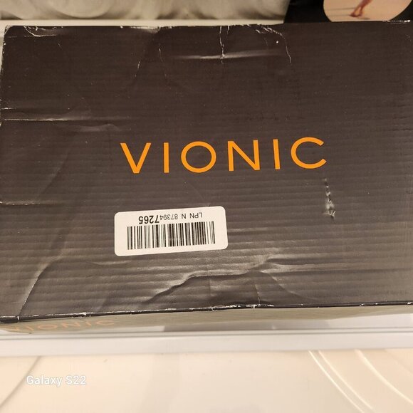 NEW Vionic Women's Palm Ritta Anklestrap Gladiator Orthotic Sandals Size 6 BLACK - Picture 8 of 10